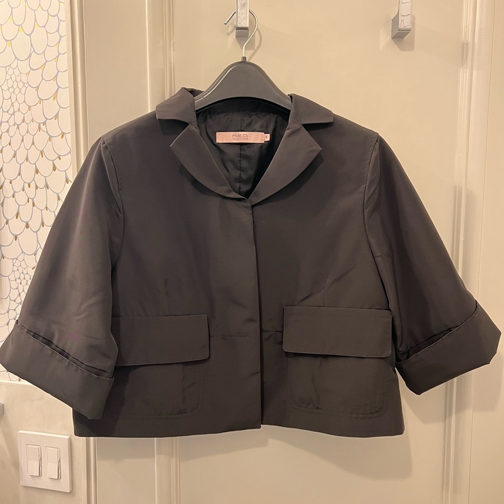 Cropped Valentino Black Blazer/Jacket